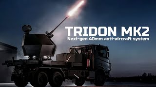 Genius idea in converting a Bofors 40mm naval gun into a Tridon Mk2 land based air defense system [upl. by Hunsinger211]