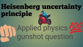 Heisenberg uncertainty principle Applied physics jntuh physics Heisenberg principle telugu [upl. by Telfore]