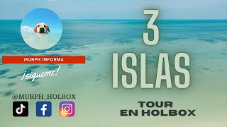 Las 3 islas magicas de holbox en un solo lugar tour clásico [upl. by Assetan161]