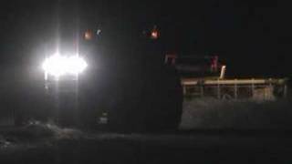 Night Raking  Rebuilt NH 256 Hay Rake [upl. by Baptlsta806]