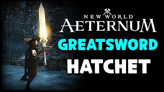 New World Aeternum  Greatsword amp Hatchet 🐱‍👤Light Melee Assassin 🔥PvP🔥 [upl. by Ecirahc]