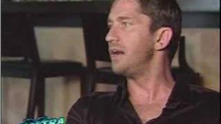 Gerard Butler on Extra [upl. by Alphonsine]