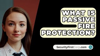 What Is Passive Fire Protection  SecurityFirstCorpcom [upl. by Reffineg]