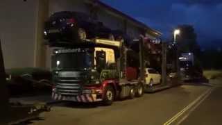 STOBART TRANSPORTER MOLLY MAE IN QUEDGELEY 030815 [upl. by Sherrard]