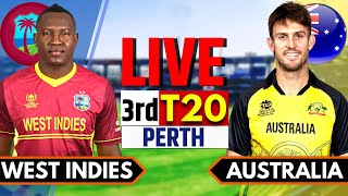 Australia vs West Indies 3rd T20  Australia vs West Indies T20 Live  AUS vs WI Live Commentary [upl. by Divadnhoj283]