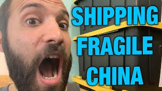 Shipping A China Dishware Set Full Process  First Time Shipping Fragile China  What sold on eBay [upl. by Okir504]