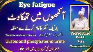 Eye fatigue ankhon ka masla  onosmodium is a tonic for young people  picric acid [upl. by Ahsinaw305]