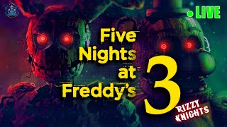 Trying to beat Five Nights At Freddys 3 ON LIVE live shorts [upl. by Naujaj77]