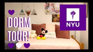 Tour do meu Dormitório na NYU New York University [upl. by Lovato293]