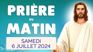 🙏 PRIERE du MATIN Samedi 6 Juillet 2024 avec Évangile du Jour et Psaume [upl. by Kimbra]