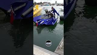 Wight Offshore pulls out at the Solent 80 offshoreracing powerboats ukopra batboat [upl. by Conlin]