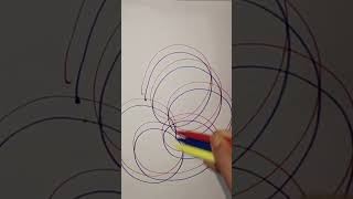 3 types of color pen art very easy [upl. by Benjamen]