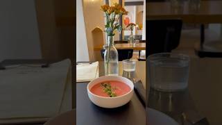 Delicious raw vegan gazpachos in Ljubljana Slovenia 🇸🇮 gazpacho healthyfood [upl. by Mclaurin]