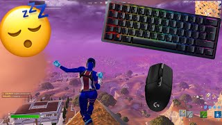 Razer huntsman mini ASMR😴 Solo gameplay 🏆 Satisfying Keyboard Fortnite [upl. by Tlaw]