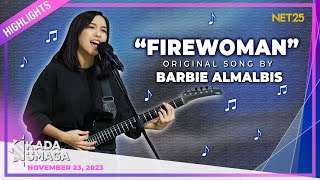 “FIREWOMAN” ORIGINAL SONG BY BARBIE ALMALBIS [upl. by Ludwog35]