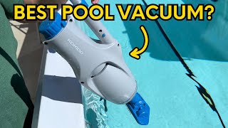 Review KOKIDO Cordless Rechargeable Pool Spa Swim Spa Vacuum Adjustable Pole 2x Vac Heads [upl. by Magel972]