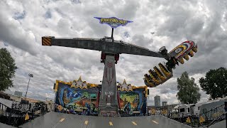 Airwolf Weber offride Düsseldorfer Rheinkirmes 2023 [upl. by Imit]