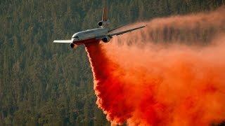 Aerial firefighting air tankers and helicopters  Video HD BEST [upl. by Raoul]