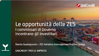 Le opportunità delle ZES focus zona Adriatica Interregionale Puglia e Molise [upl. by Ohce]