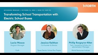 Transforming School Transportation with Electric School Buses [upl. by Reeva691]