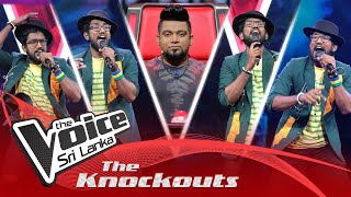 Tharindu Nirmana  Aharenna ඇහැරෙන්න  The Knockouts  The Voice Sri Lanka [upl. by Nahgiem711]