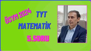 ÖSYM 2024 Tyt Matematik 5Soru Gercel sayılar [upl. by Htinnek]