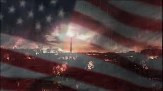 USA National Anthem in a Minor Key with BattleRainWind Ambience [upl. by Eanore]