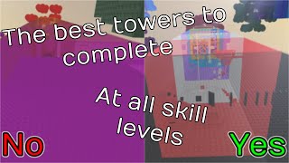 The BEST towers to beat at ALL skill levels in JToH outdated [upl. by Nitnelav]