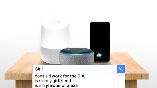 Siri Alexa and Google Home Answer the Webs Most Searched Questions  WIRED [upl. by Donnie]