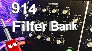 Behringer System 55  914 Fixed Filter Bank demo [upl. by Harty290]