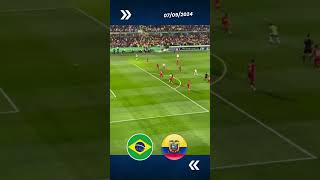 Rodrygo Scores BIG in Brazil vs Ecuador 10 World Cup Qualifiers 2026 [upl. by Ttennaj471]