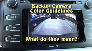 How to Read Backup Camera Color Guidelines [upl. by Acinehs]