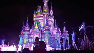 Disney World Christmas Show 2023 Magic Kindom Park WDW Orlando Florida USA [upl. by Aciret36]