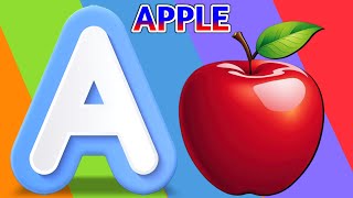 Learn ABC Phonics with Music Phonics Learning for Beginners A is for apple [upl. by Bonnibelle]