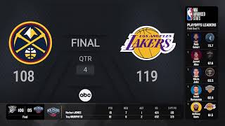 Denver Nuggets  Los Angeles Lakers Game 4  NBAPlayoffs presented by Google Pixel Live Scoreboard [upl. by Eryt948]