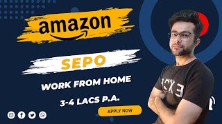 Amazon SEPO Job  SEPO  Work from Home  Interview  SEPO Interview Amazon QuestionsAmazon Job [upl. by Aynatal]