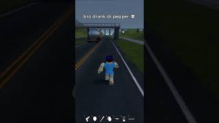 bro drank dr pepper 💀 roblox shorts funny goofyahh [upl. by Bina]