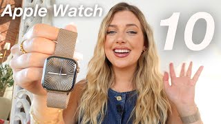 Apple Watch Series 10  GOLD Titanium Unboxing amp Impressions [upl. by Mairem534]