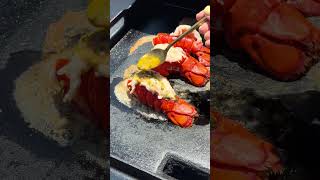 BEST Lobster Tails Traeger Flatrock Griddle [upl. by Bendite33]