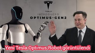 Yeni Tesla Optimus Robot görüntülendi tesla optimus [upl. by Wobniar]