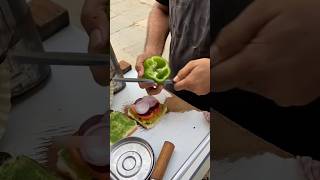 ⚡⚡ Cycle Sandwich Making Process⚡⚡ shorts telugufoodie esangathulu streetfood foodie omelette [upl. by Pike62]