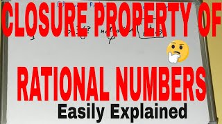 Closure property of rational numbers with examplesWhat is closure property in rational numbers [upl. by Ahsasal241]