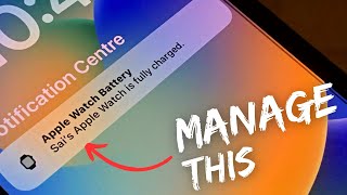 How to Turn OnOff Apple Watch Fully Charged Notification [upl. by Wallraff]