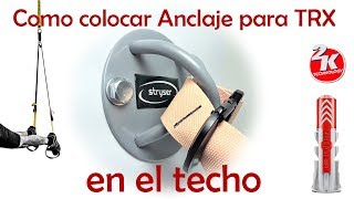 Anclaje de techo y pared para TRX ✅ [upl. by Asilrahc851]