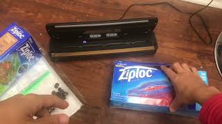 Vacuum sealer ANY size of Ziploc bags [upl. by Alonzo]