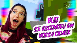 O BUG CONSTRUIU UM ESCONDERIJO EM MINHA CIDADE NO MINECRAFT  Luluca [upl. by Huff]