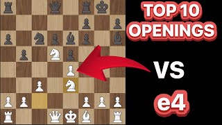 TOP 10 CHESS OPENINGS e4 PLAYERS MUST KNOW [upl. by Najram]