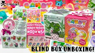 Opening NEW tokidoki Candy Unicorno FULL SET and Botanical Unicornos LETS OPEN 10 BLIND BOXES [upl. by Kanal]