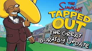 The Simpsons Tapped Out  The Great Burnsby Update  1 [upl. by Mick756]