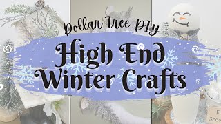 High End Winter Crafts  Christmas Song Crafts  Dollar Tree Winter DIY  Winter Wonderland [upl. by Urien552]